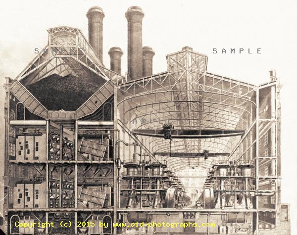 New York Edison Co - Waterside No 1 - Cross section