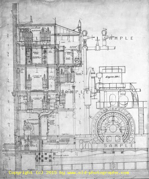 New York Edison Co - Waterside No 1 - Cross section